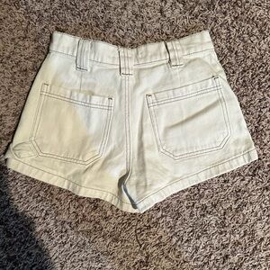 PacSun Tan Cream High Waist Shorts